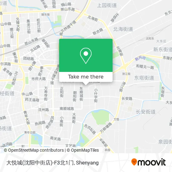 大悦城(沈阳中街店)-F3北1门 map