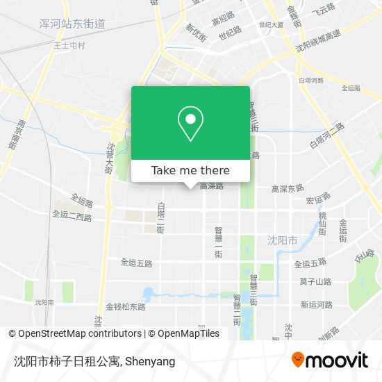 沈阳市柿子日租公寓 map