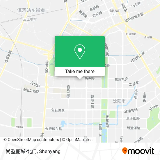 尚盈丽城-北门 map
