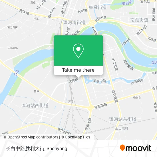 长白中路胜利大街 map