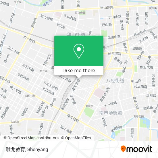 雕龙教育 map