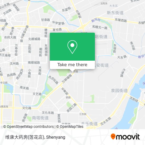维康大药房(莲花店) map