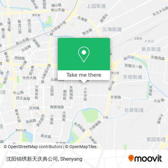 沈阳锦绣新天庆典公司 map