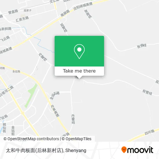 太和牛肉板面(后林新村店) map