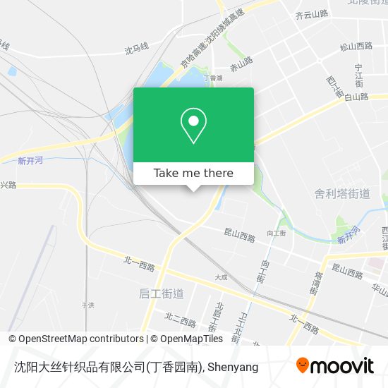 沈阳大丝针织品有限公司(丁香园南) map
