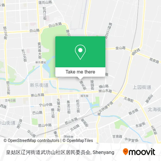 皇姑区辽河街道武功山社区居民委员会 map