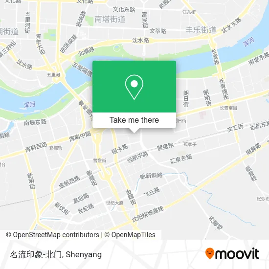 名流印象-北门 map