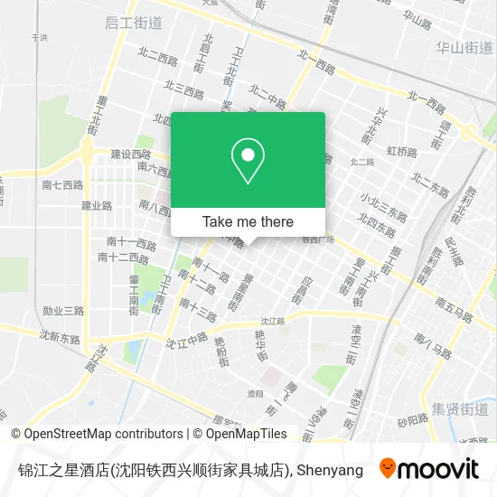锦江之星酒店(沈阳铁西兴顺街家具城店) map