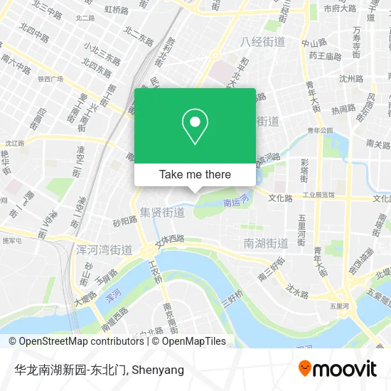 华龙南湖新园-东北门 map