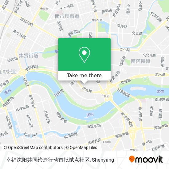 幸福沈阳共同缔造行动首批试点社区 map