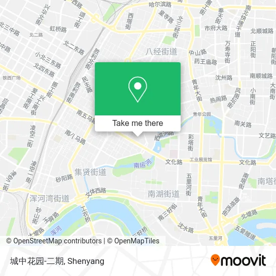 城中花园-二期 map