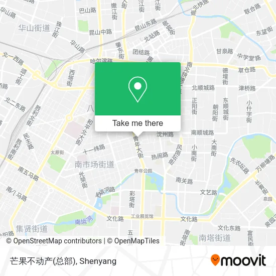 芒果不动产(总部) map
