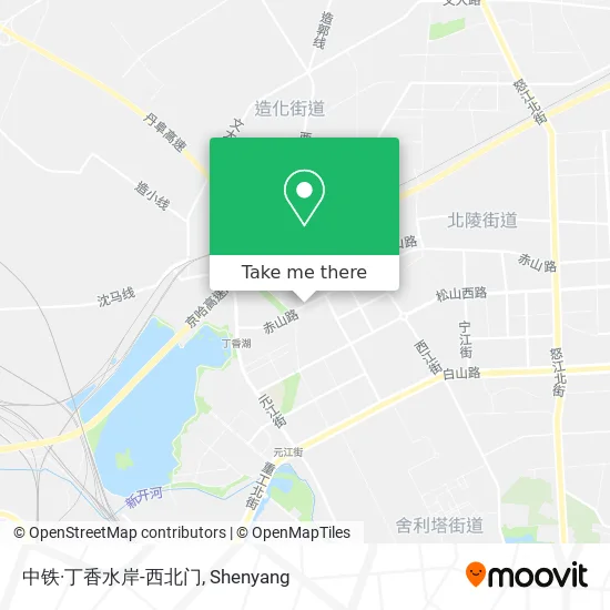 中铁·丁香水岸-西北门 map