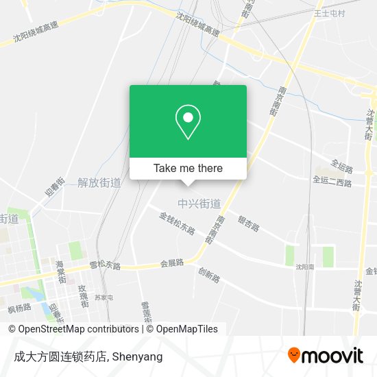 成大方圆连锁药店 map