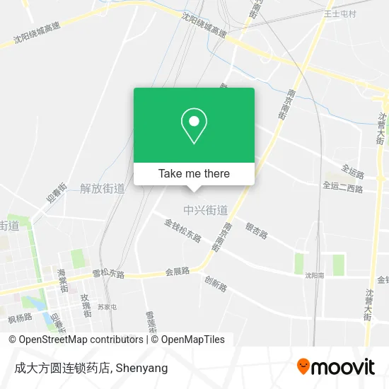 成大方圆连锁药店 map