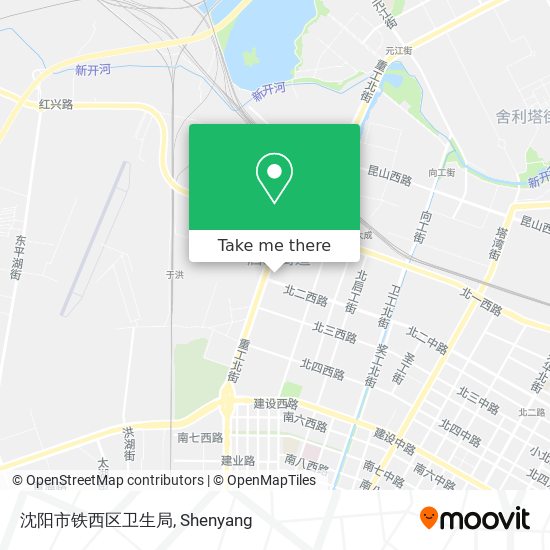沈阳市铁西区卫生局 map