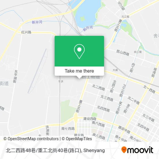 北二西路48巷/重工北街40巷(路口) map