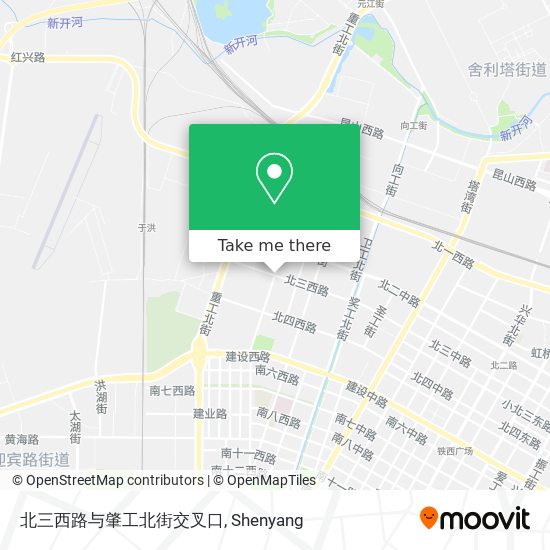 北三西路与肇工北街交叉口 map