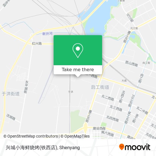 兴城小海鲜烧烤(铁西店) map