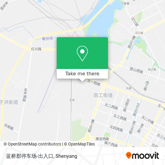 蓝桥郡停车场-出入口 map