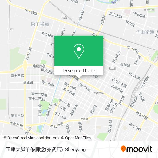 正康大脚丫修脚堂(齐贤店) map