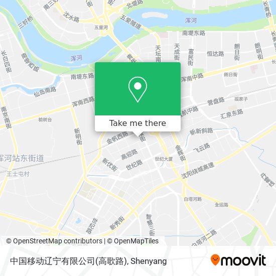 中国移动辽宁有限公司(高歌路) map