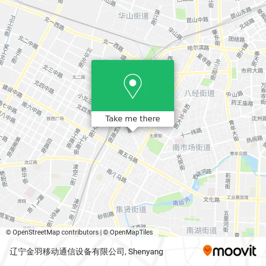 辽宁金羽移动通信设备有限公司 map