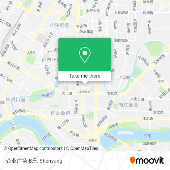 企业广场-B座 map