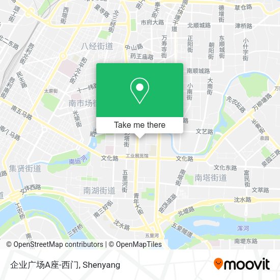 企业广场A座-西门 map