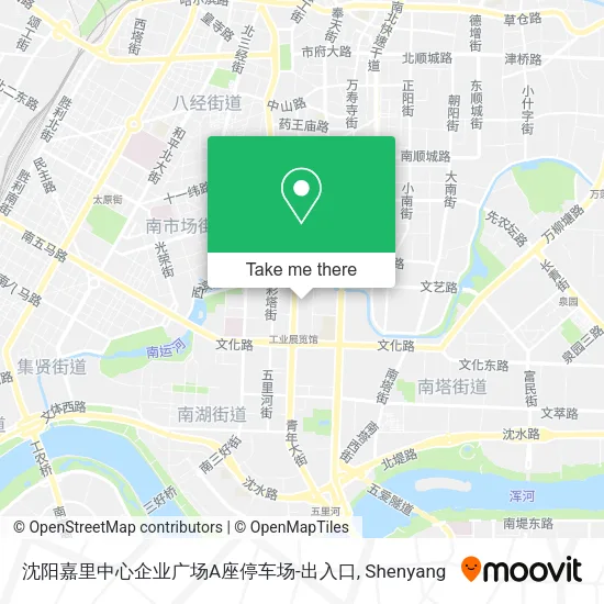 沈阳嘉里中心企业广场A座停车场-出入口 map