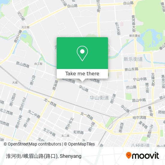 淮河街/峨眉山路(路口) map