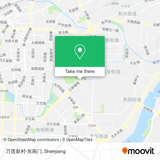 万莲新村-东南门 map