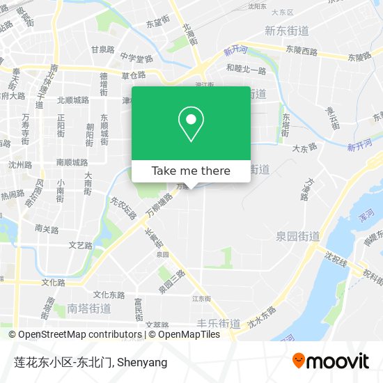莲花东小区-东北门 map