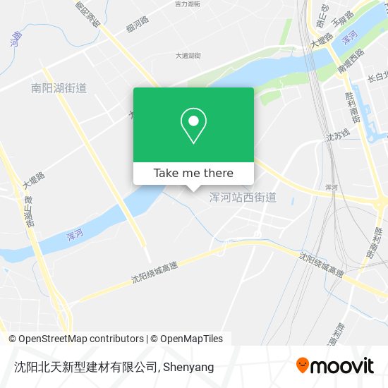 沈阳北天新型建材有限公司 map