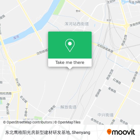东北鹰格阳光房新型建材研发基地 map