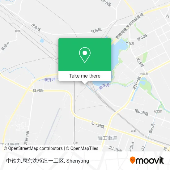中铁九局京沈枢纽一工区 map