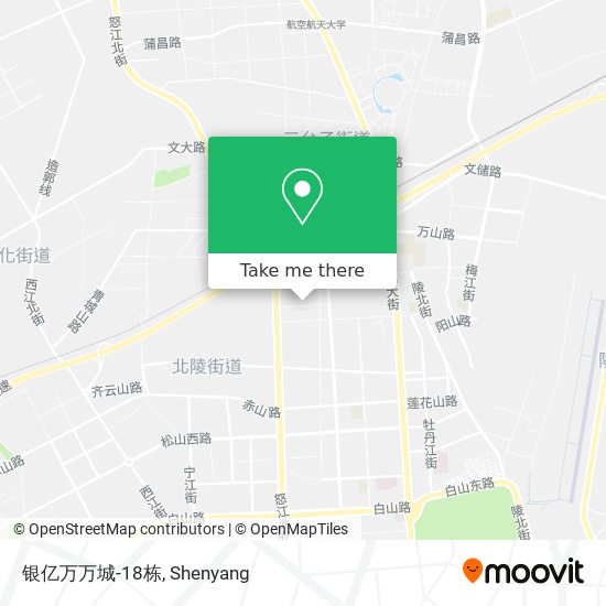银亿万万城-18栋 map