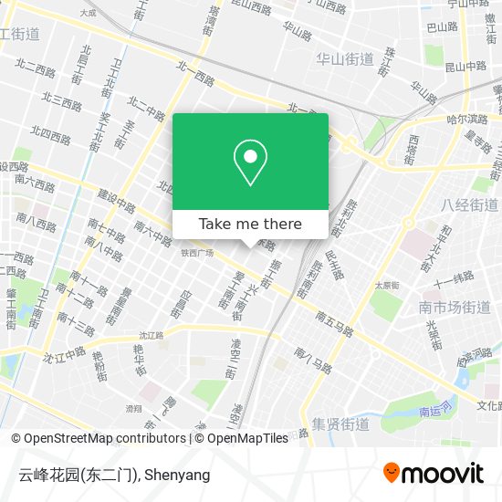云峰花园(东二门) map