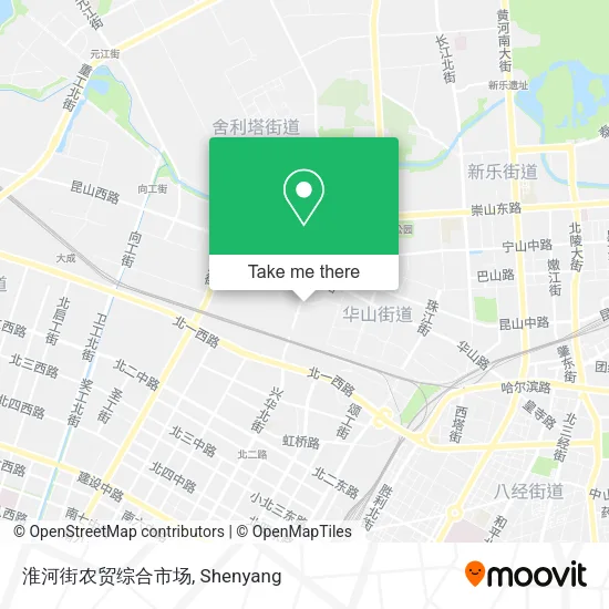 淮河街农贸综合市场 map