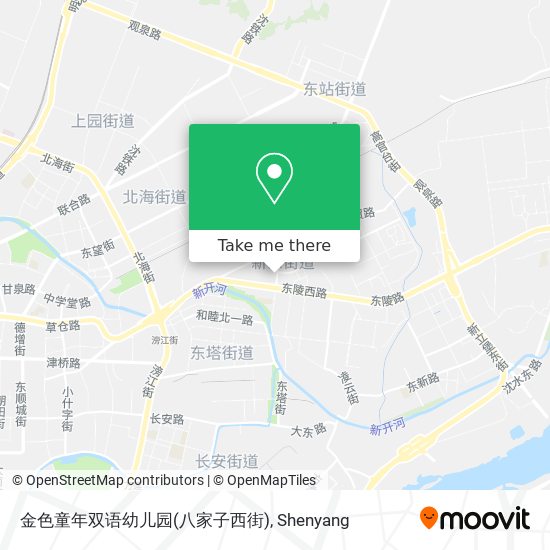 金色童年双语幼儿园(八家子西街) map
