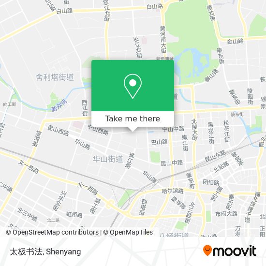 太极书法 map