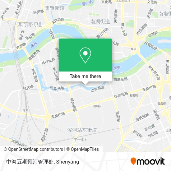 中海五期雍河管理处 map