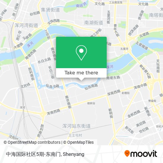 中海国际社区5期-东南门 map