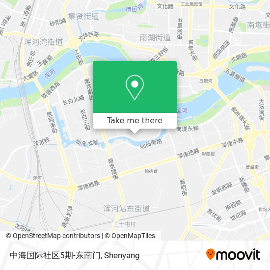 中海国际社区5期-东南门 map