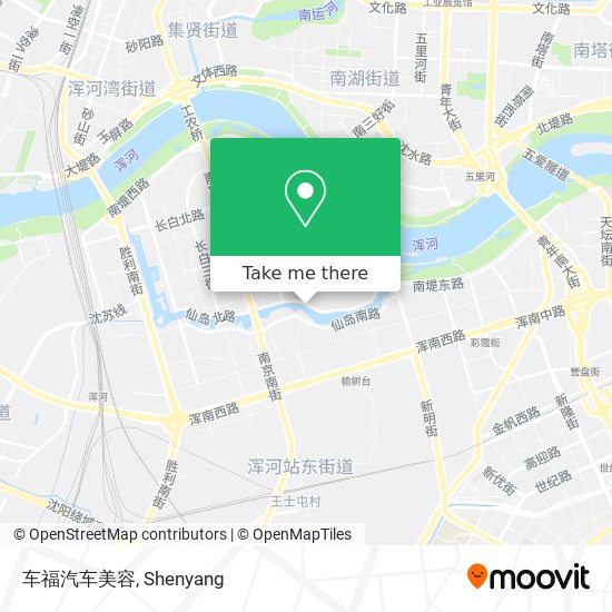 车福汽车美容 map