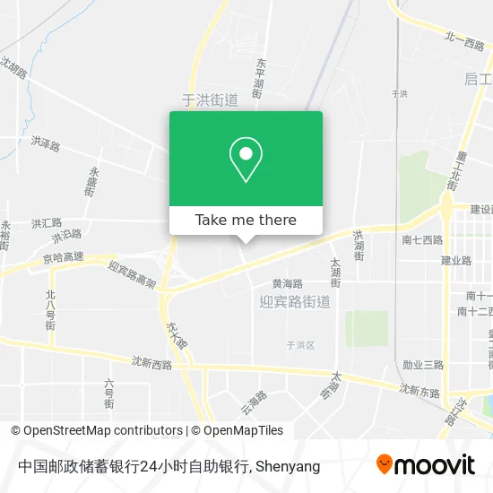 中国邮政储蓄银行24小时自助银行 map