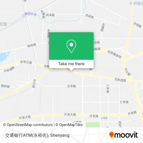 交通银行ATM(永裕街) map
