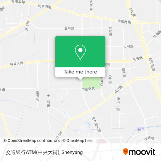 交通银行ATM(中央大街) map