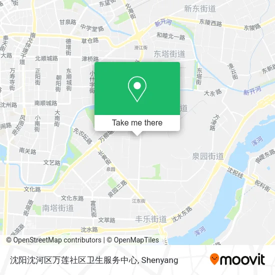 沈阳沈河区万莲社区卫生服务中心 map