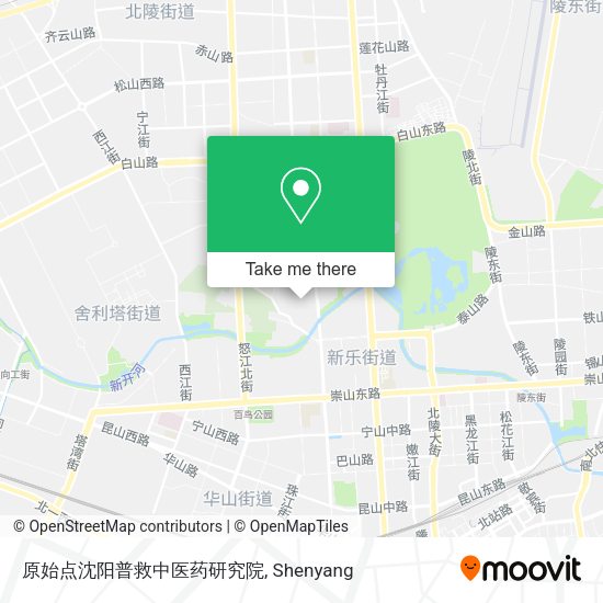 原始点沈阳普救中医药研究院 map